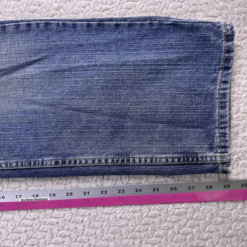 Levis 559 Jeans Men's 36x30 Blue Denim‎ Whiskered Relaxed Straight 100% Cotton